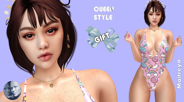 [Queen Style]  Candy Bento Shape  Gift (GENUS CLASSIC FACE)