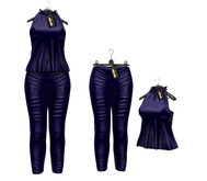 ** Harmonia Original Mesh Violet Mey Pants Outfit - Maitreya