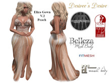 ::::Desiree's Desire:::: Eliza Gown V.2 PEACH