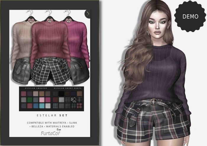 :::DEMO:::[FurtaCor Female] Estelar Set