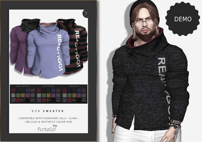 :::DEMO:::[FurtaCor Female] Bob Sweater