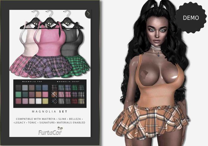:::DEMO::::[FurtaCor Female] Magnolia Set