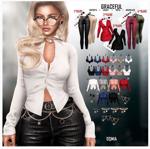 OSMIA - Graceful.Top - M - Pink