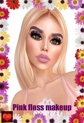 pink floss makeup