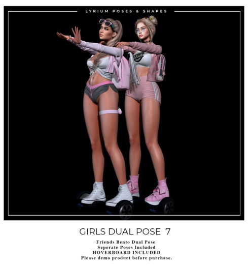 Lyrium. Girls Dual Pose 7