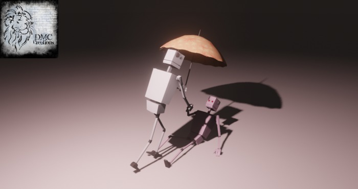 Robot in the Rain Full Perm Mesh