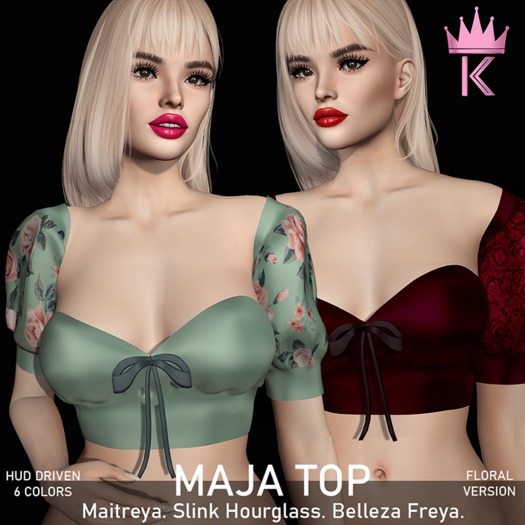 .KIMBRA. - MAJA TOP [FLORAL]