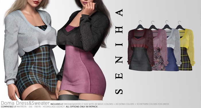 Seniha. Dome Dress&Sweater // Fatpack