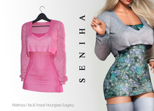 Seniha. Dome Dress&Sweater // Pink
