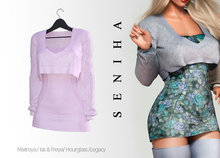 Seniha. Dome Dress&Sweater // Violet