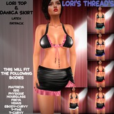 [L.T] Lori Top & Danica Skirt - Latex FATPACK