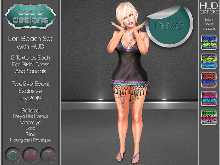 *BD* LORI BEACH SET WITH HUD [2020] - DEMO