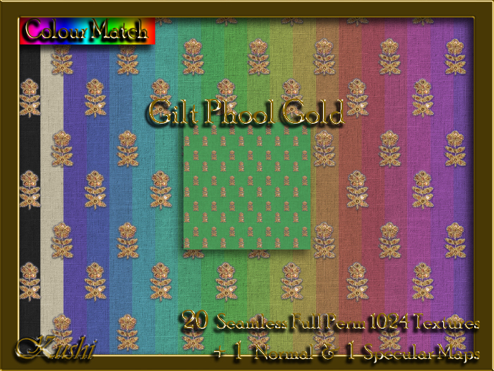 Gilt Phool Gold Textures