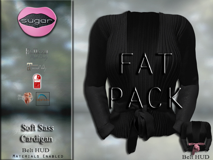 :-:SUGAR:-: Soft Sass Cardigan {FAT PACK}