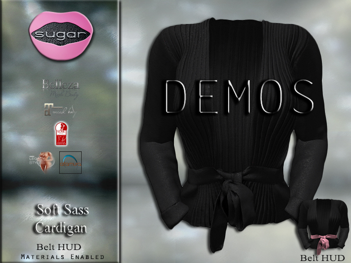 :-:SUGAR:-: Soft Sass Cardigan {FAT PACK} DEMOS