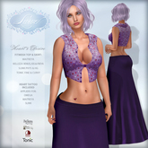 *Lurve* Heart's Desire Gown Set in Violet - Maitreya - Belleza - SLink - Tonic