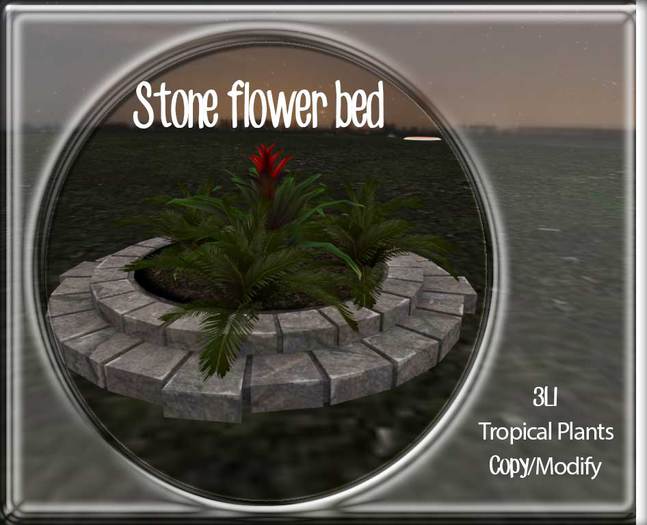 Stone Flower Bed (Tropical)