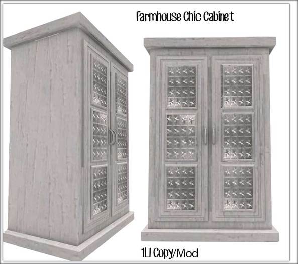 Farmhouse Chic Cabinet