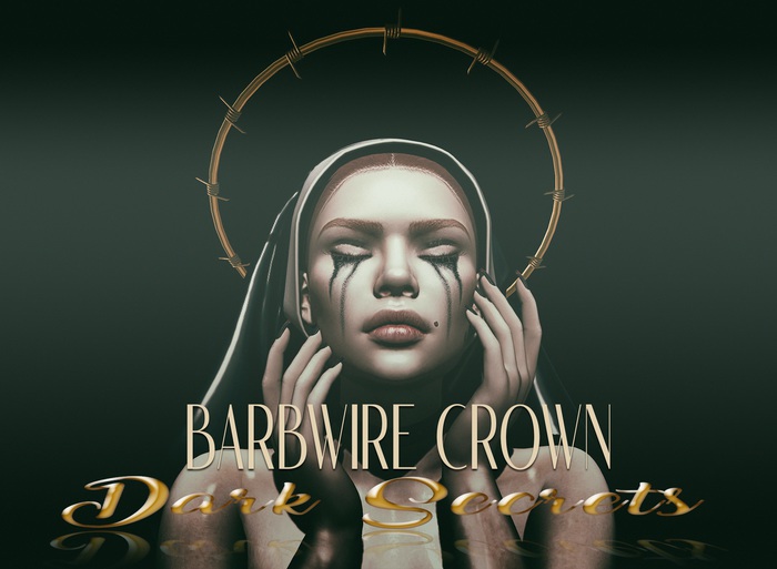 Dark Secrets - Barbwire Halo Crown