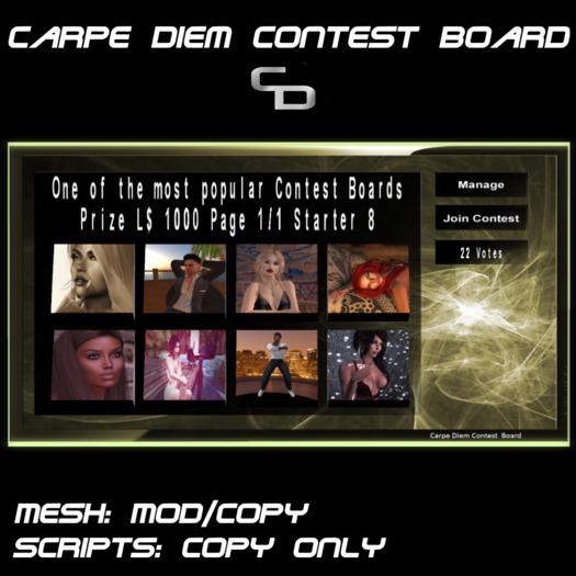 Carpe Diem ProfilePic Contest Board NIMBUS (mesh)