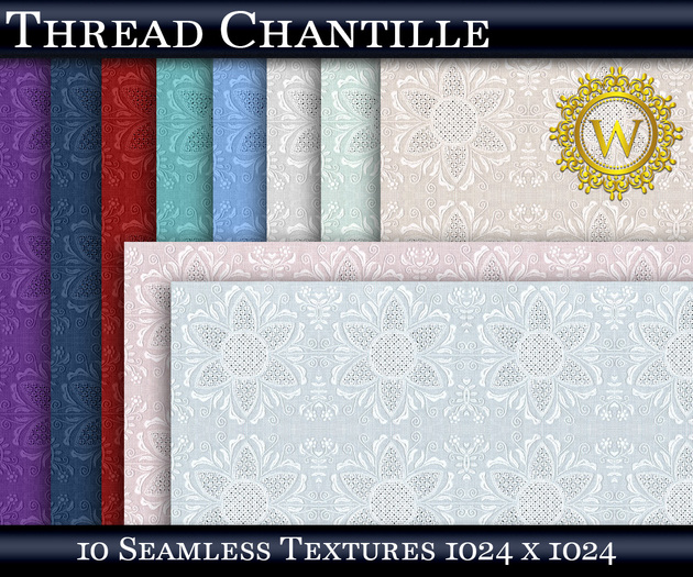 Thread Chantille Fabric 10 Seamless Textures - WonderWall