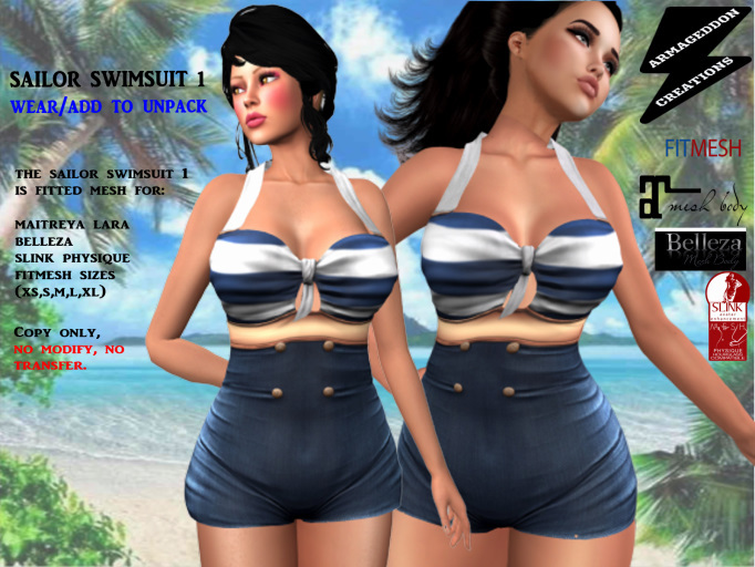 SAILOR SWIM SUIT 1 (200213)