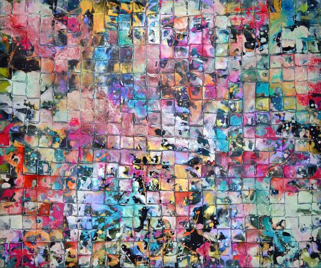 Abstract Tiles Texture