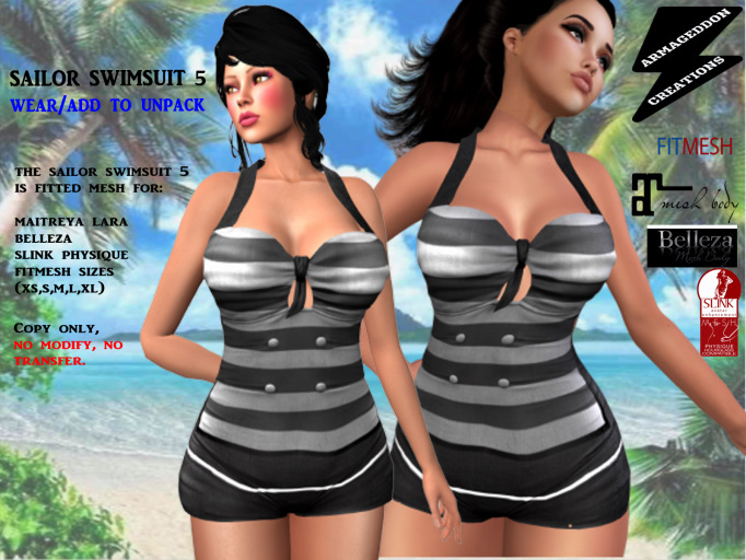 SAILOR SWIM SUIT 5 (200214)