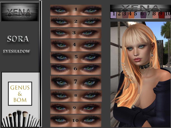 Sora Eyeshadow for GENUS and BOM