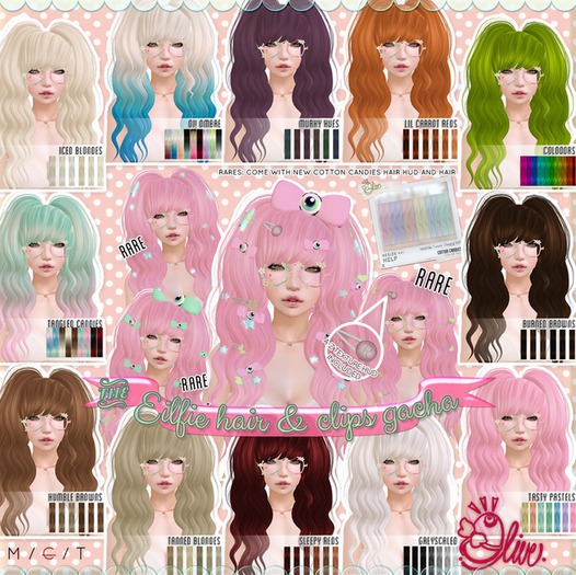 .Olive. the Eilfie Hair - Lil Carrot Reds