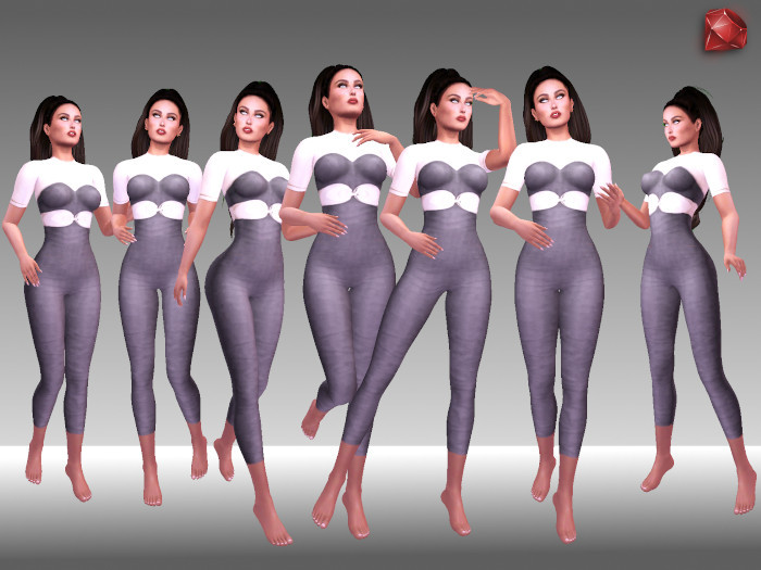 ~Ruby~ 14 Full Perm Poses set 1
