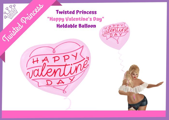 TP- "Valentine's Day" Holdable Balloon