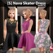s nava skater dress promo ad