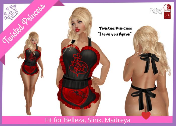 TP - "I love you" Apron