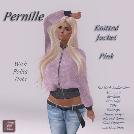 Pernille Knitted Jacket Pink