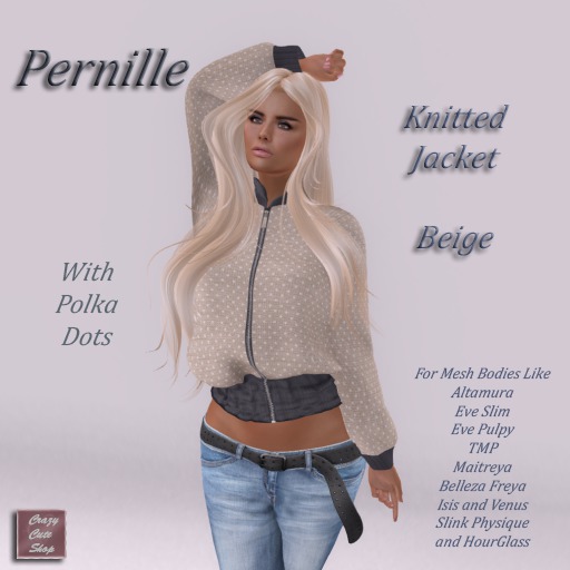 Pernille Knitted Jacket Beige