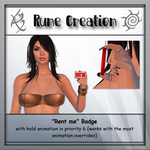 *RC* - Rent me Badge [wear]
