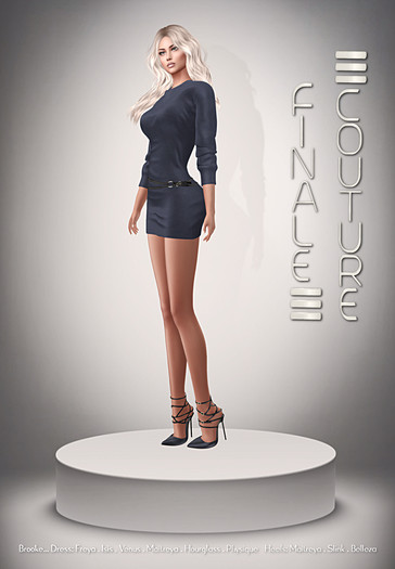 Finale Couture Brooke - Navy(Boxed)