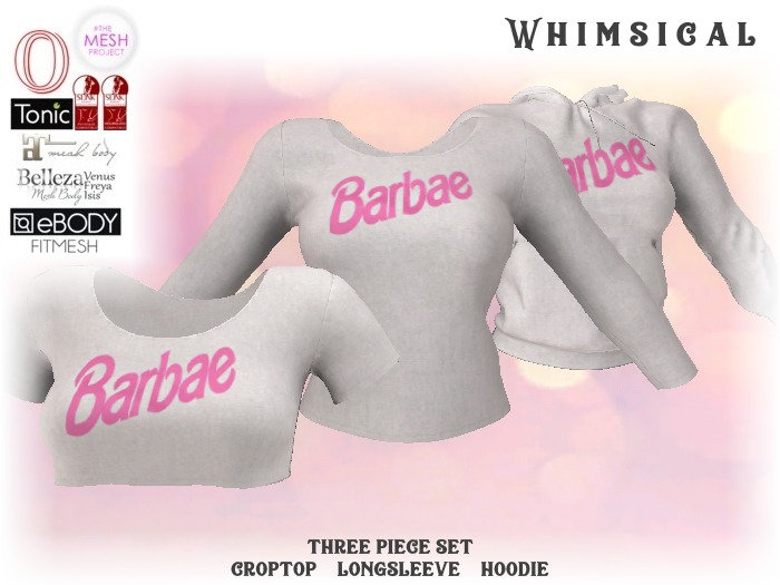 [Whimsical] Girl's Mesh Tops - Barbae