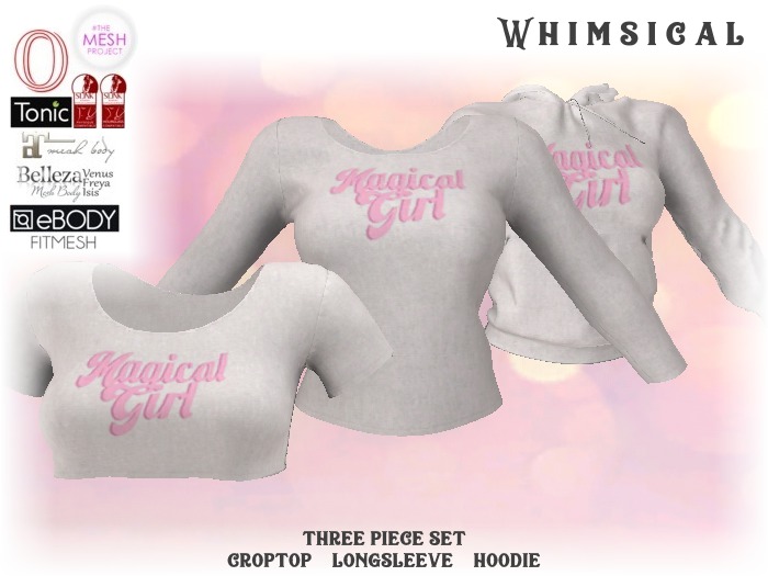 [Whimsical] Girl's Mesh Tops - Magical Girl