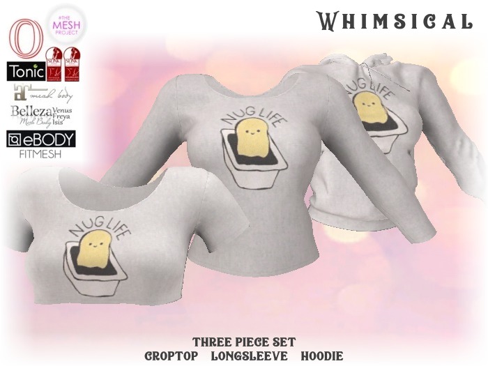 [Whimsical] Girl's Mesh Tops - Nug Life