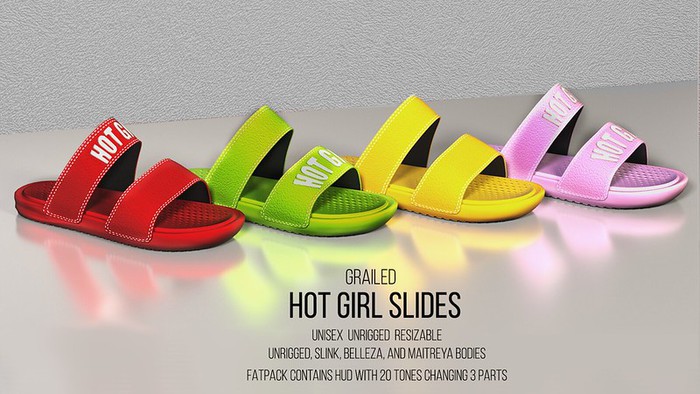 [G] Hot Girl Slides Fatpack (wear)