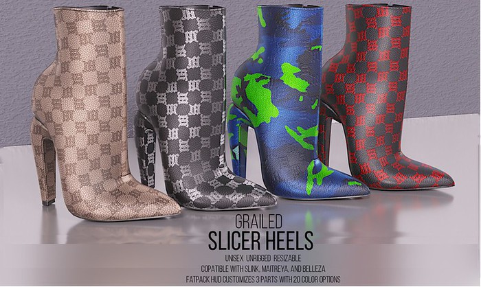 [G] Slicer Heels FATPACK