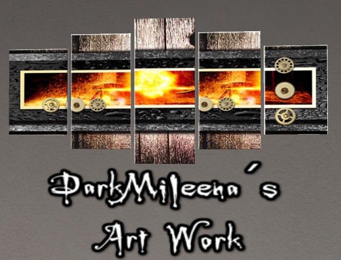 [Mesh] Abstract Art 5 Panel No. 2