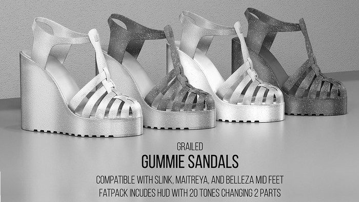 [G] Gummie Sandals Demo (wear)
