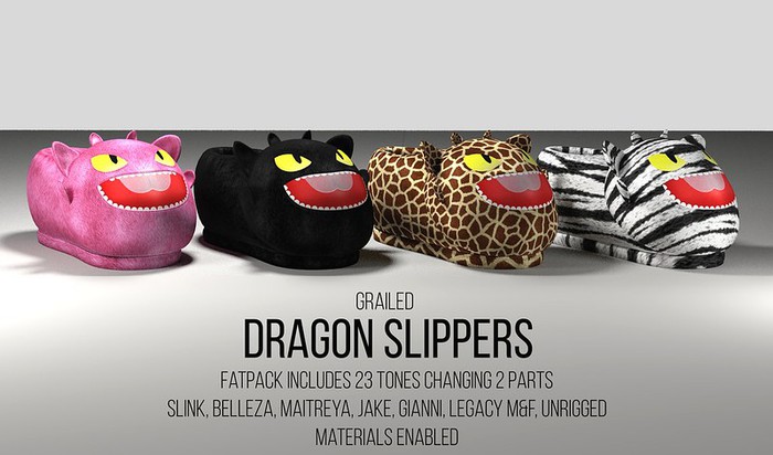 [G] Dragon Slippers Fatpack