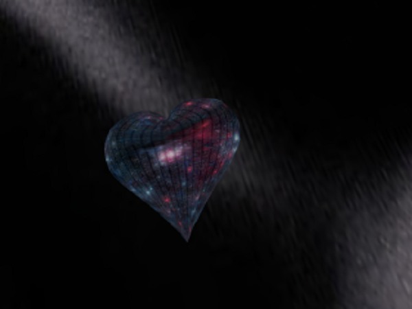 Heart Tip Jar (night-time sparkle)