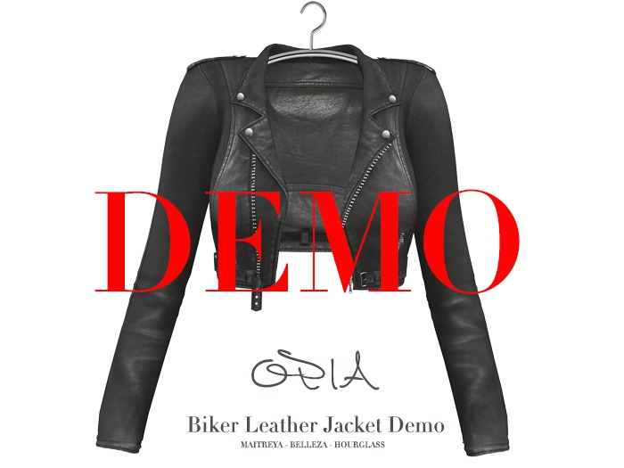 OPIA Biker Leather Jacket DEMO