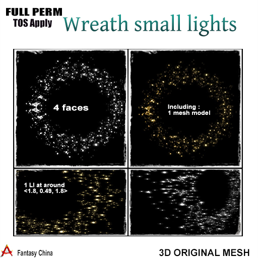 Full Perm Wreath small lights 
