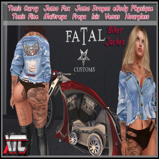 XTC Denim Biker Jacket